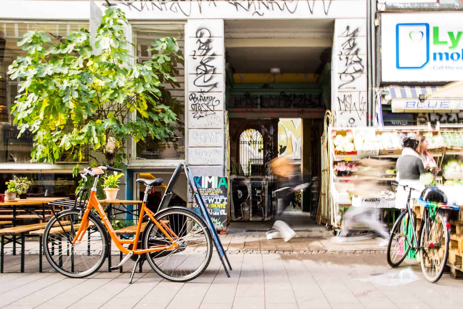 bike straight to the bar without breaking a sweat