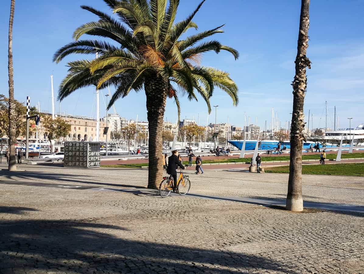 The beaches in Barcelona - La Barceloneta 