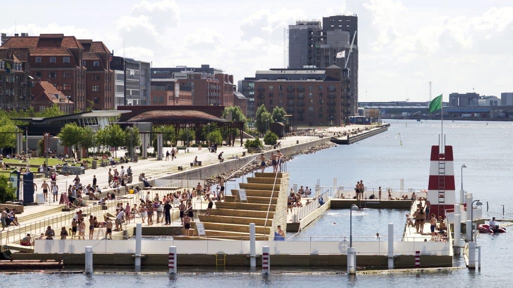 Harbour pool at Islands Brygge