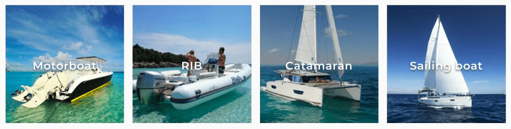 Boat types Samboat style options