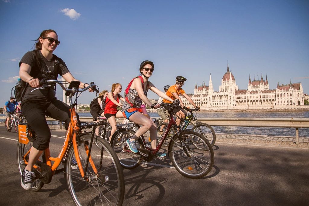 bike ride, group of people biking