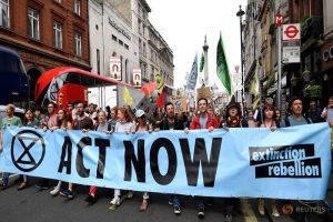 Extinction Rebellion protest - become a humble activist - donkey republic 