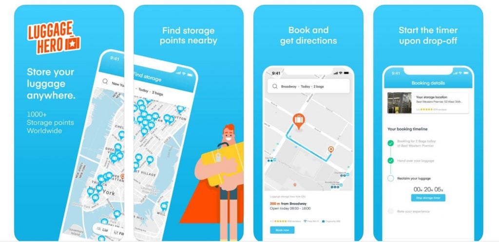 best travel app - lugaggehero