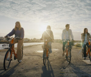 Riding with friends